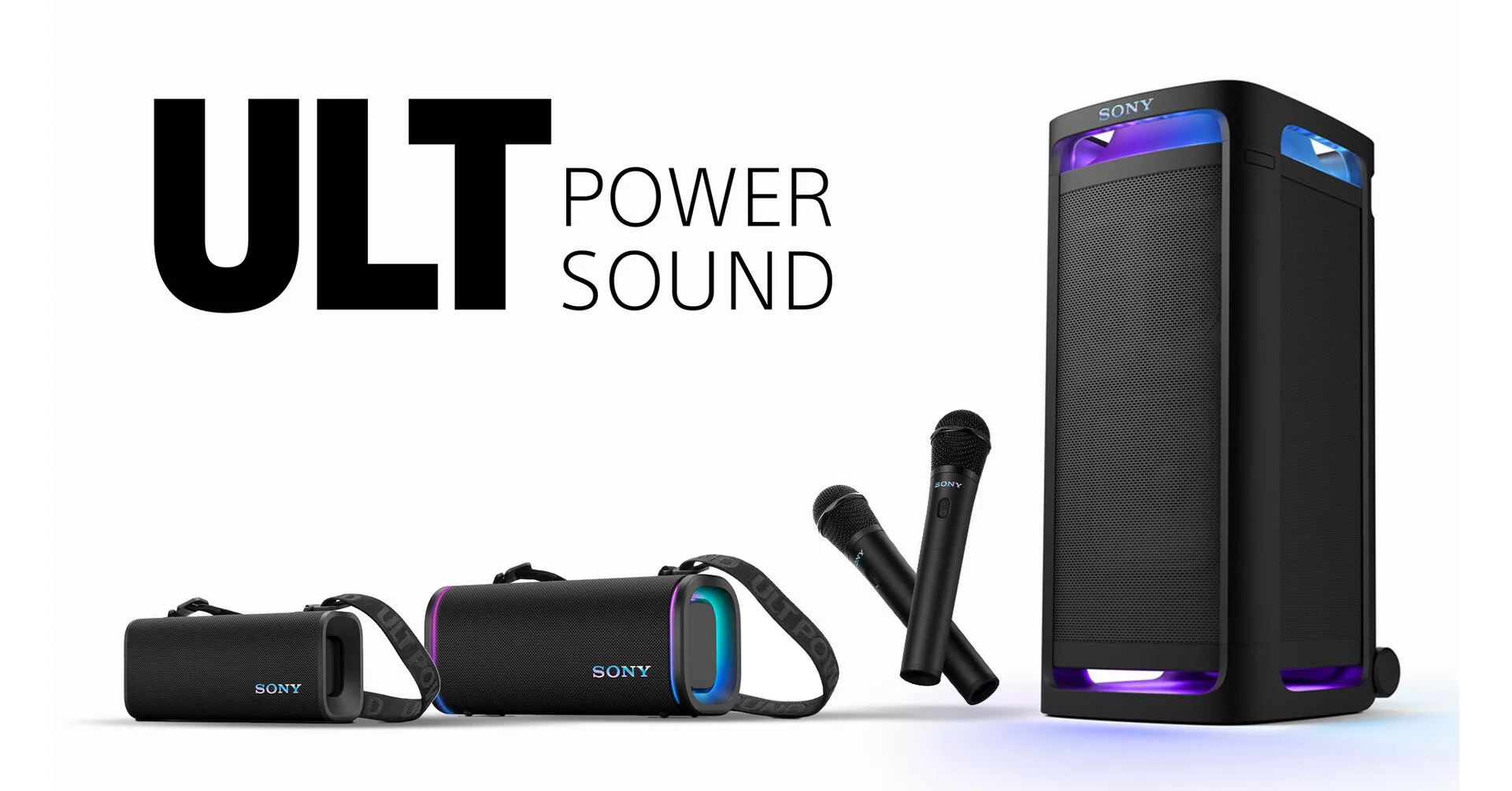 Sony enrichit sa gamme ULT Power Sound avec trois nouvelles enceintes