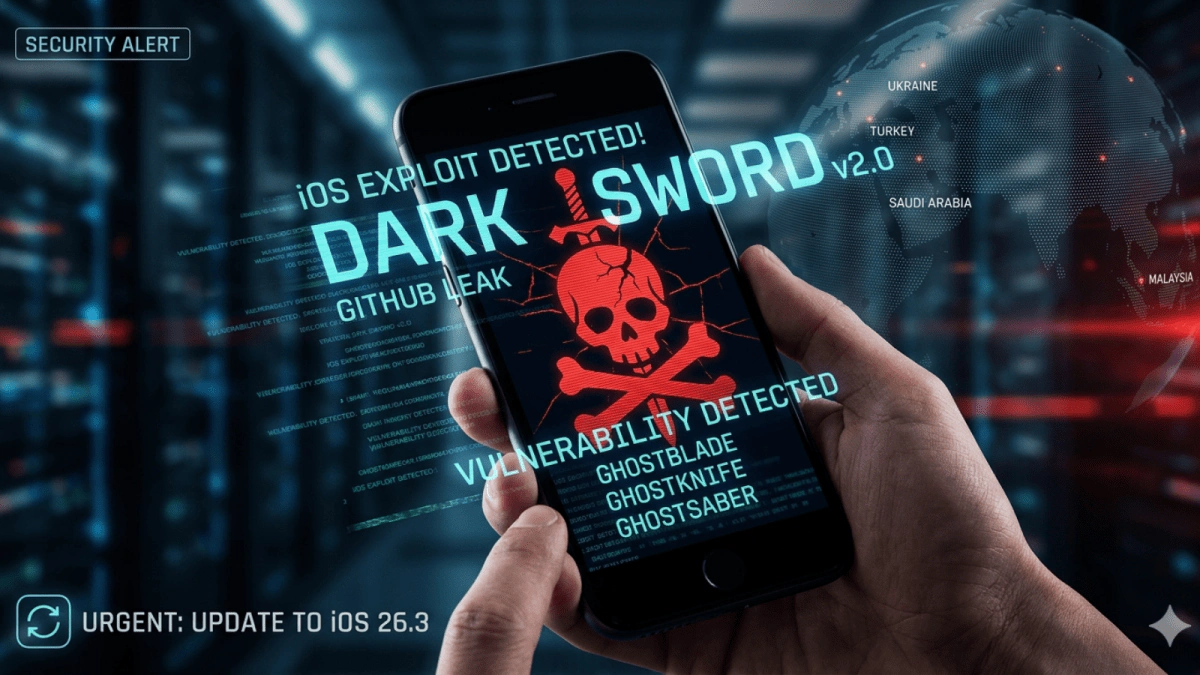DarkSword : une faille iOS expose les iPhone aux malwares et au vol de ...
